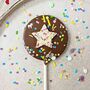 Star Chocolate Lollipop, thumbnail 1 of 1