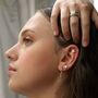 Sterling Silver Solid Star Stud Earrings, thumbnail 8 of 9