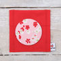 Pink Cherry Blossom Fabric Mirror And Pouch, thumbnail 4 of 4