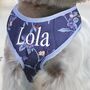 Personalised Greenwich Flowers Pet Harness, thumbnail 1 of 4