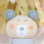 Bear Tumbler Rattle Toy And Personalised Bag, thumbnail 4 of 4