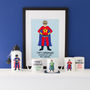 Design Your Own Superhero Personalised Portrait Print, thumbnail 3 of 5