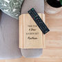 Personalised Message Wooden Sofa Armchair Tray, thumbnail 4 of 7