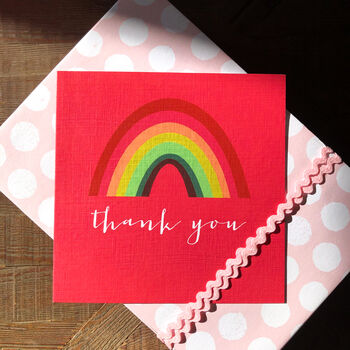 Rainbow Thank You Card, 3 of 4