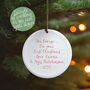 Personalised Northern Lights Rainbow Christmas Decoration, thumbnail 2 of 3