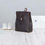 Womens Colorway Genuine Leather Backpack, thumbnail 2 of 12