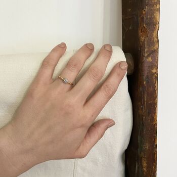 'Giselle' Salt And Pepper Diamond Engagement Ring, 10 of 11