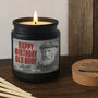 Happy Birthday Old Buoy Black Scented Candle • Birthday Candle • Gift Box, thumbnail 1 of 2