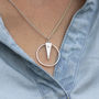 Personalised Circle Spike Necklace, thumbnail 1 of 12