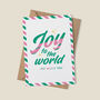 'Joy To The World' Christmas Card, thumbnail 3 of 5