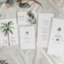 Palm Tree Wedding Save The Dates, thumbnail 4 of 4