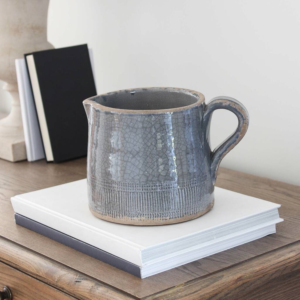 Grey Stoneware Jug By Marquis & Dawe