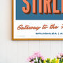 Personalised Stirling Retro Favourite City Travel Print, thumbnail 4 of 7