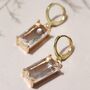Kate Elegant Gold Charm Earrings, thumbnail 2 of 2