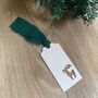 Gift Place Setting Tags With Hand Frayed Ribbon, thumbnail 4 of 5