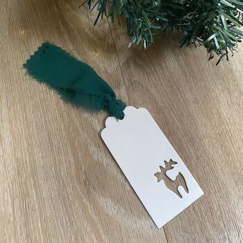 Gift Place Setting Tags With Hand Frayed Ribbon, 4 of 5