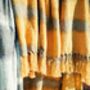 Hand Dyed Fringed Throws, thumbnail 2 of 6
