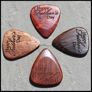 Happy Father's Day Tin With Four Acoustic Guitar Picks, 5 of 9