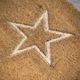 Embossed Star Extra Long Doormat, thumbnail 2 of 3