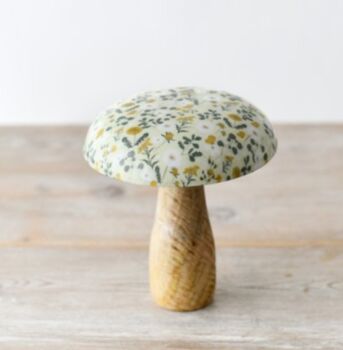 Step Into Spring Floral Mushroom Ornament, 2 of 2