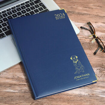 Personalised Dog Breed Diary Add Name And Message, 2 of 6