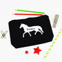 Personalised Horse Pencil Case, thumbnail 4 of 4