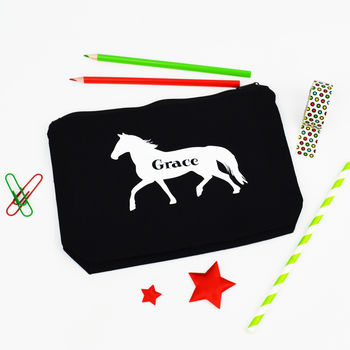 Personalised Horse Pencil Case, 4 of 4