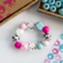 Personalised Kitten Wooden Bead Making Kit, thumbnail 6 of 9