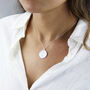 Sun And Moon Yinyang Sterling Silver Necklace, thumbnail 4 of 9