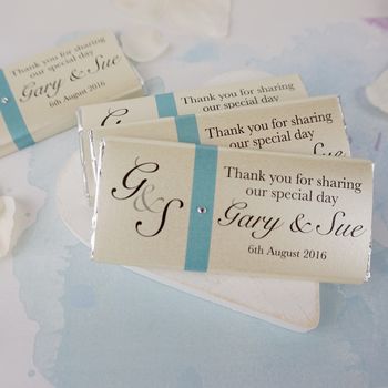 Personalised Chocolate Wedding Favours, 4 of 4