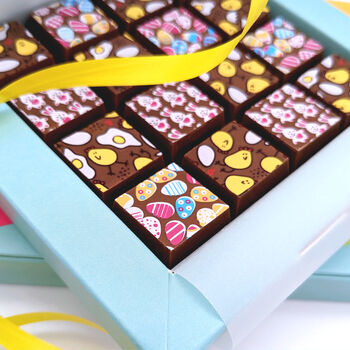Easter Chocolate Mosaic Gift With Personalised Message, 3 of 6