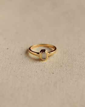 Frances Gold Vermeil Birthstone Ring, 9 of 12