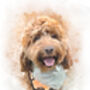 Personalised Watercolour Pet Portrait, thumbnail 2 of 11