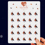 Butterfly And Holly Christmas Stickers, 25, thumbnail 4 of 8