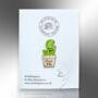 Small Carnivorous Man Eating Flowerpot Plant Hard Enamel Pin Badge, Feed Me Brooch, thumbnail 4 of 8