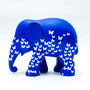 'Travel Light Butterfly Lover' Hand Decorated Elephant, thumbnail 6 of 12