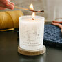 Personalised Horoscope Engraved Scented Candle, thumbnail 2 of 7
