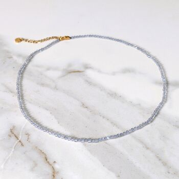 Labradorite Gemstone Beaded Necklace, 3 of 6