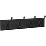 Wall Mounted Coat Rack With Four Metal Hooks, thumbnail 9 of 12