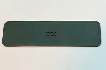 Personalised Dark Racing Green Premium Leather Bookmark, 3 of 8