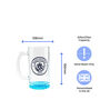 Engraved Manchester City 20oz Football Beer Mug, thumbnail 2 of 3