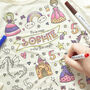 Princess Colour In Top With Fabric Pens, thumbnail 6 of 8