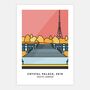 Crystal Palace Colourful Illustration Print, thumbnail 4 of 5