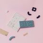 Blue Statement Geometric Necklace Craft Kit, Diy Jewellery Project, thumbnail 5 of 6