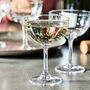 Set Of Six Star Champagne Saucers, thumbnail 1 of 5