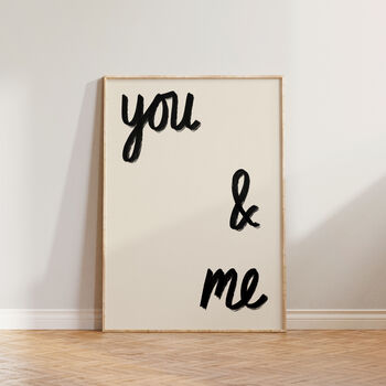 You And Me New Home Wall Art Print, 3 of 8