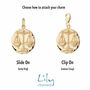 Gold Plated Zodiac Star Sign Charm, thumbnail 3 of 7