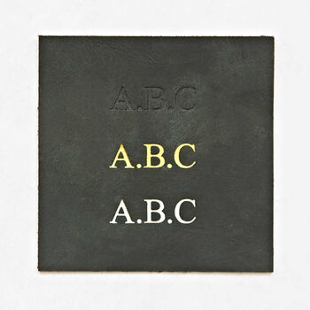 Personalised Black Buffalo Leather Round Pencil Case, 4 of 7