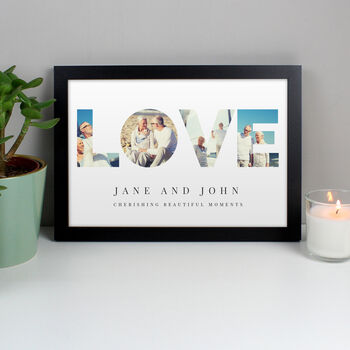 Personalised Photo Love Framed Print, 2 of 10