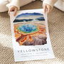 USA National Parks Travel Poster For Yellowstone, thumbnail 3 of 7